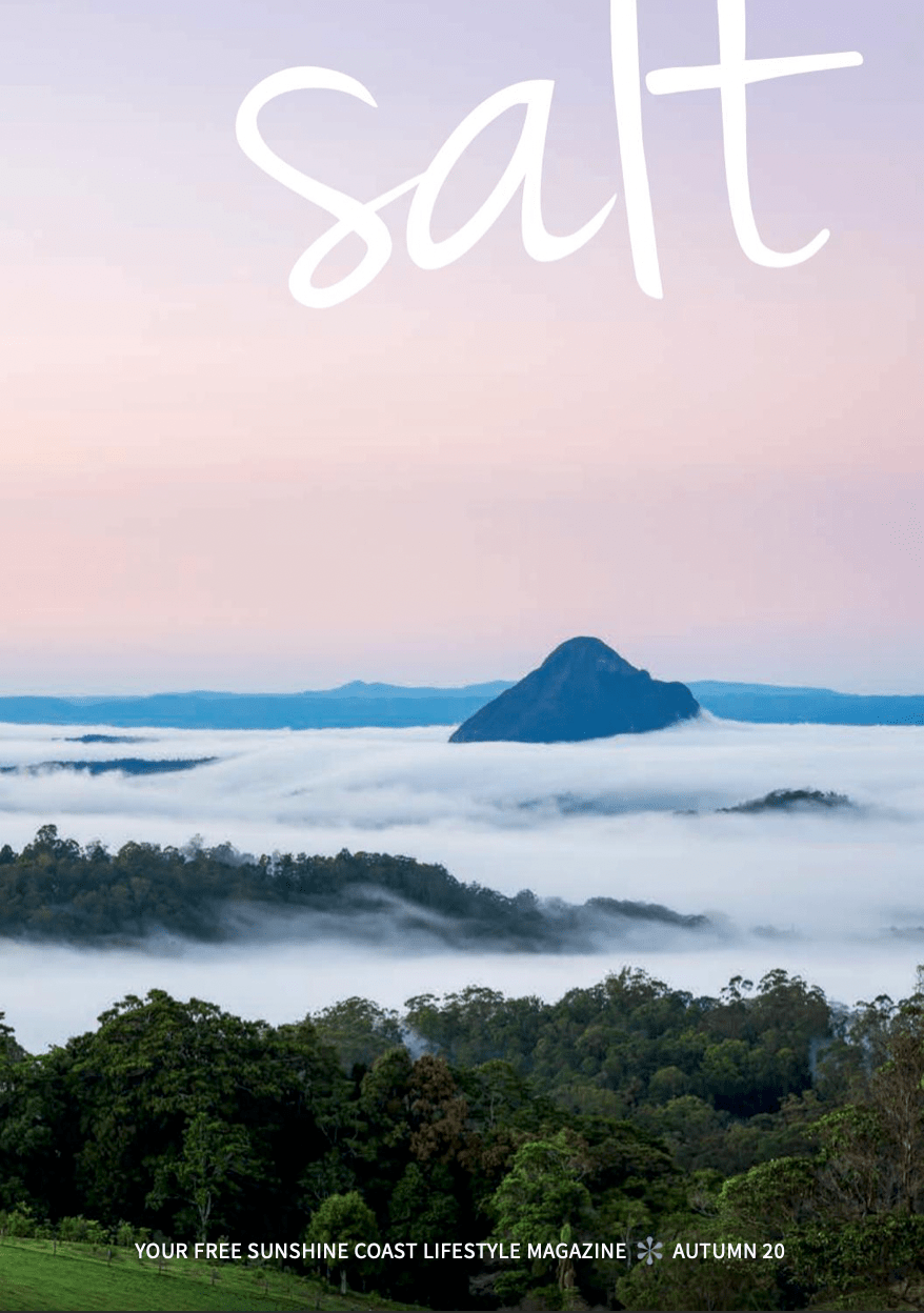 Cover Shot: Mist Over the Glass House Mountains