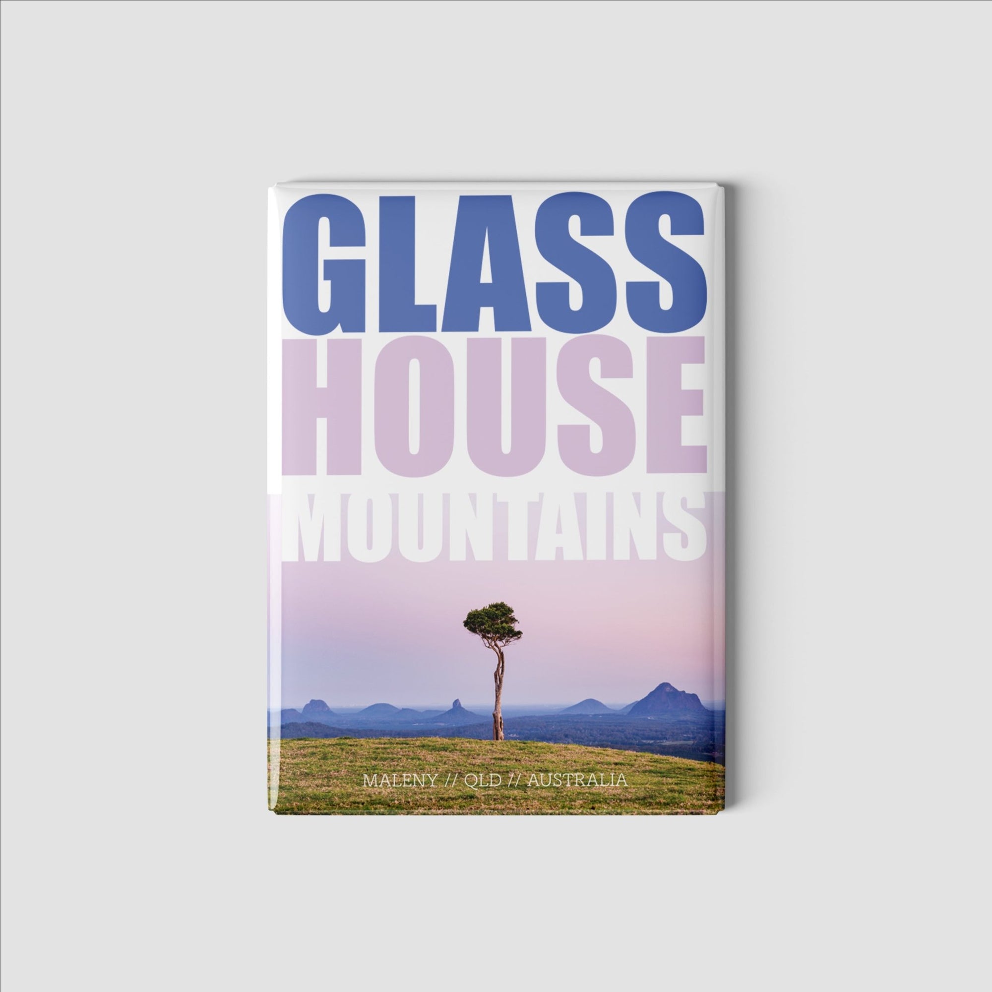 The Salty Pixel - Fridge Magnet - Glass House Mountains - One Tree Hill - metafield_custom.location - metafield_custom.subject