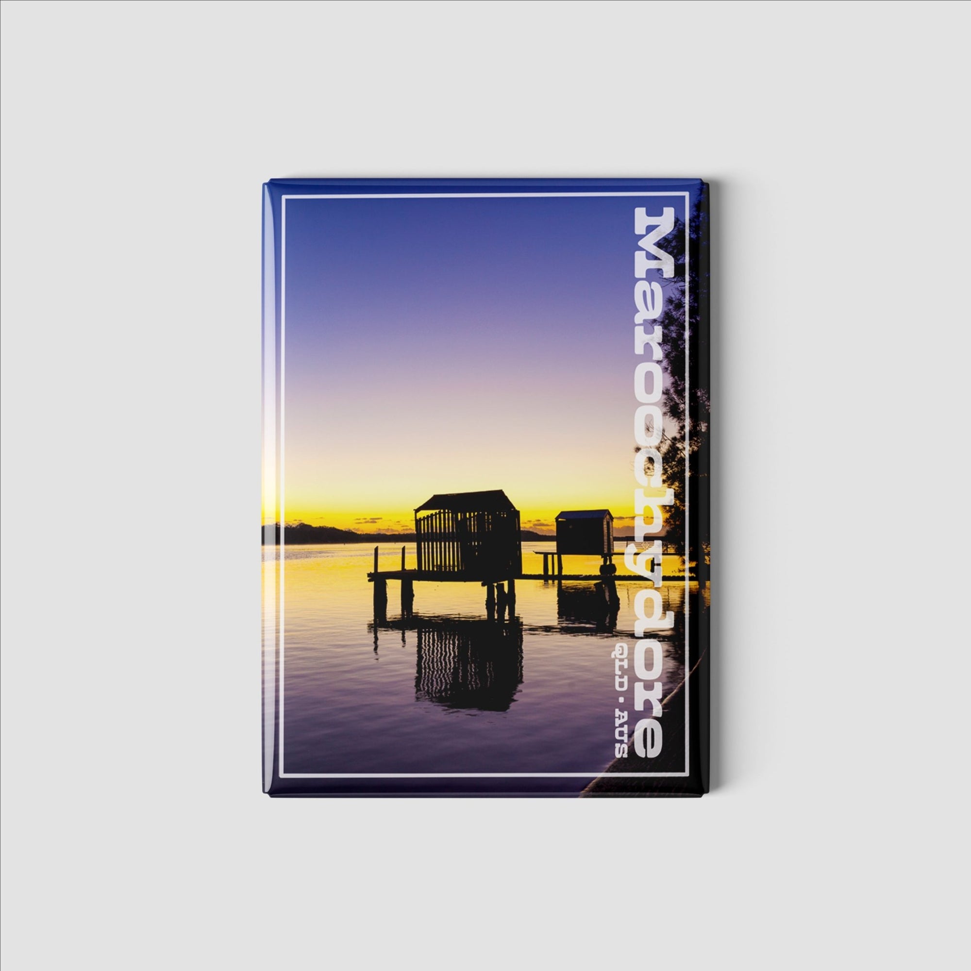 The Salty Pixel - Fridge Magnet - Maroochydore - Boathouses - metafield_custom.location - metafield_custom.subject