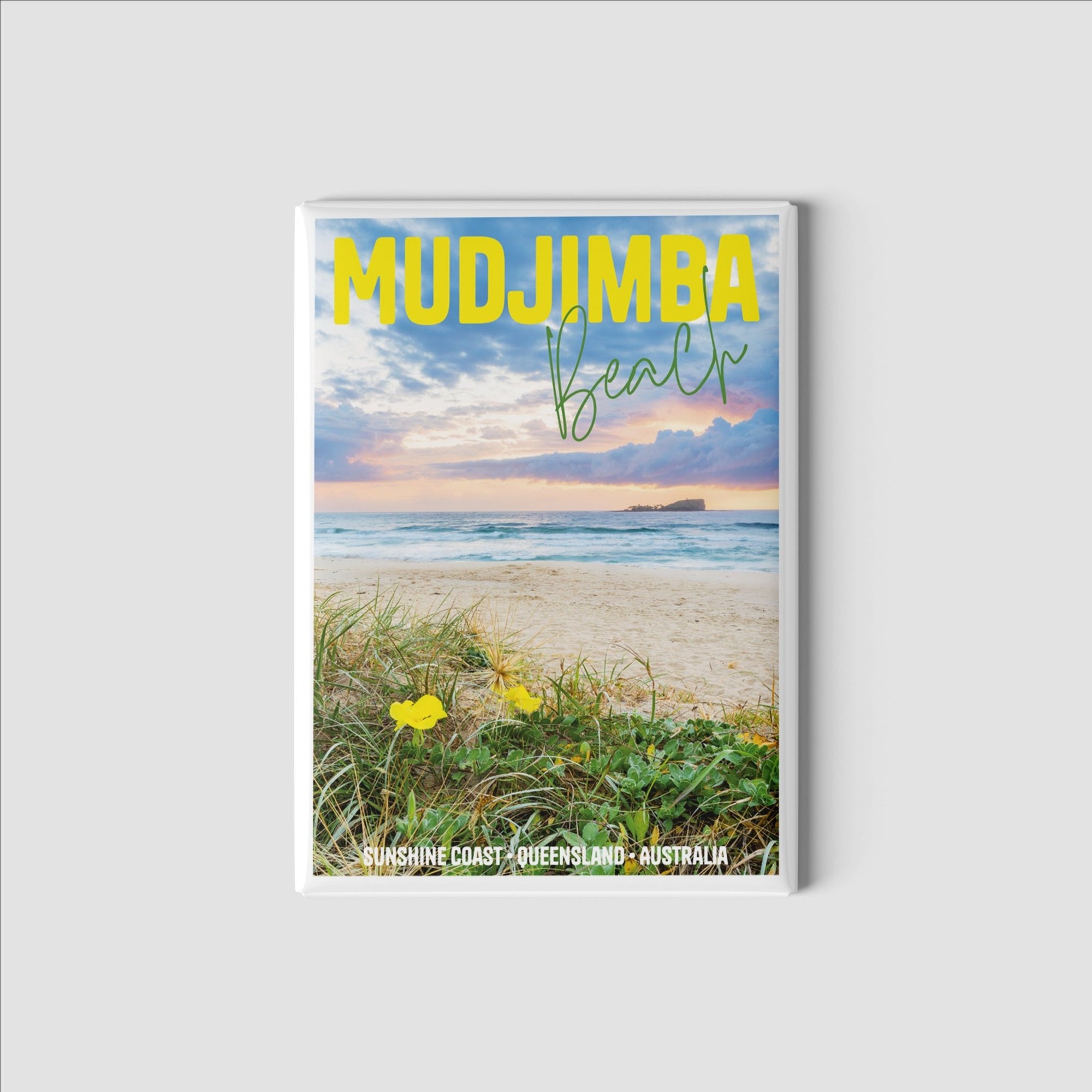 The Salty Pixel - Fridge Magnet - Mudjimba Beach - metafield_custom.location - metafield_custom.subject