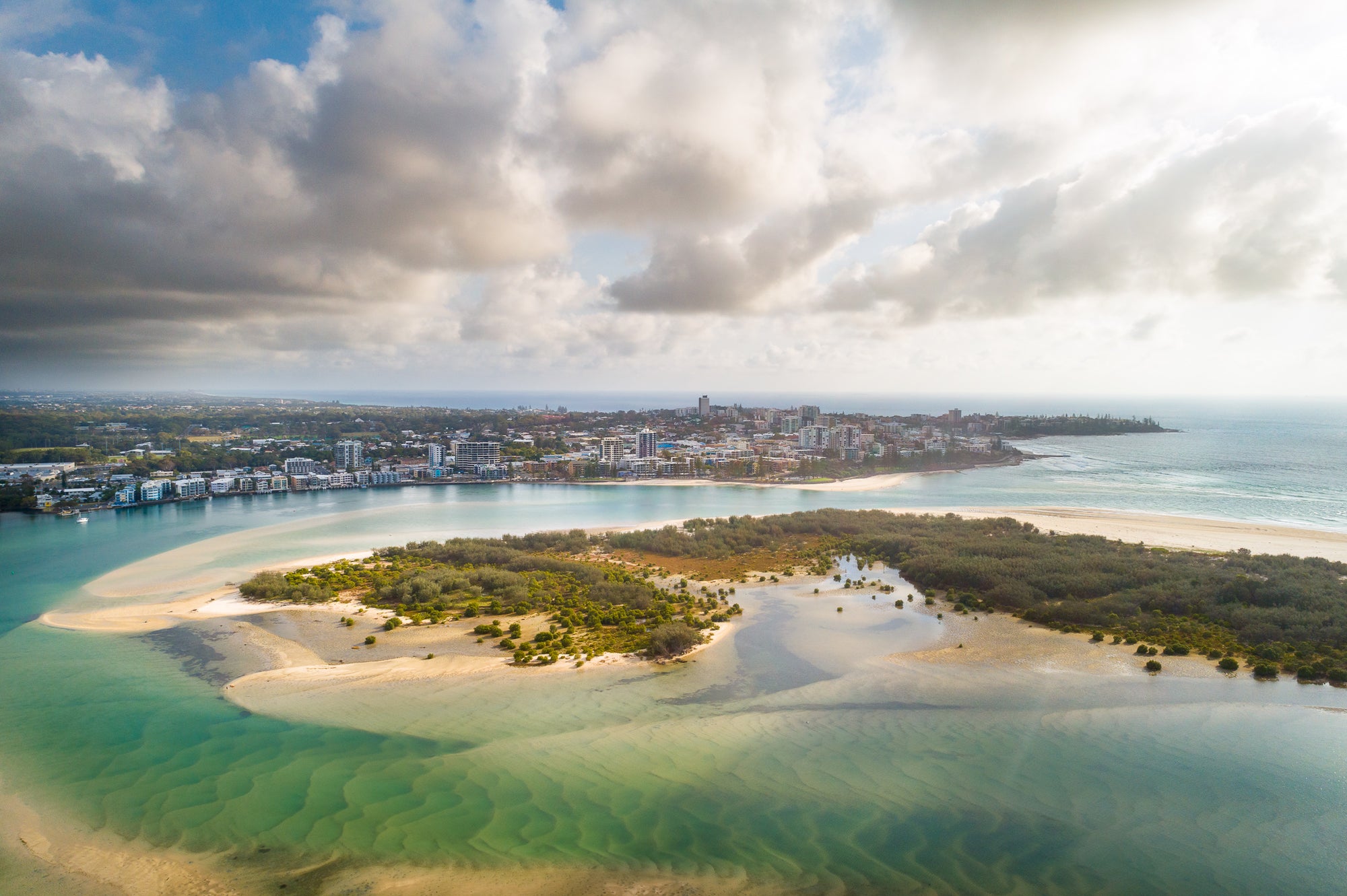 Aerial Caloundra - The Salty Pixel